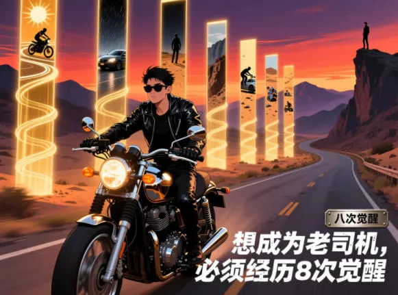 付费文章:想成为老司机,必须经历8次觉醒祝你网--专注互联网创业.信息差副业研究拒绝割韭菜祝你网