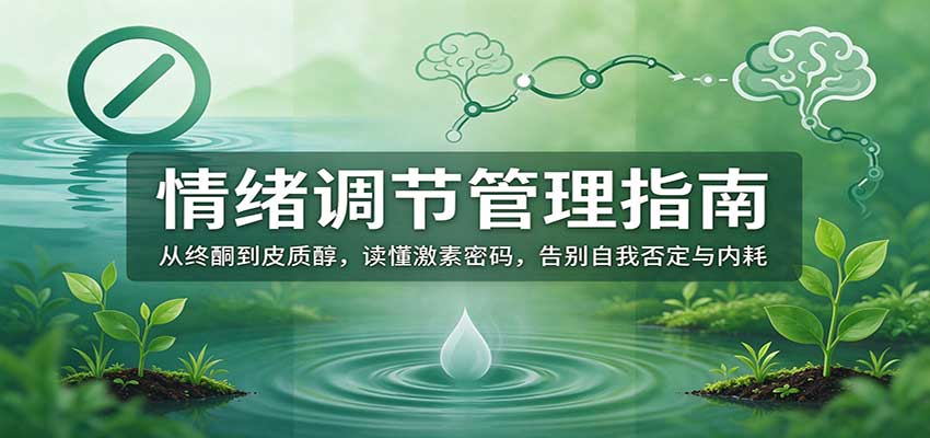情绪调节管理指南:从睾酮到皮质醇,读懂激素密码,告别自我否定与内耗祝你网--专注互联网创业.信息差副业研究拒绝割韭菜祝你网